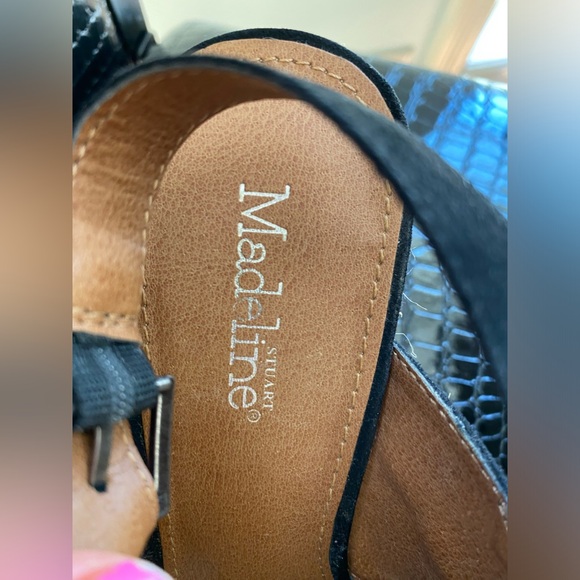 EUC Madeline Stuart espadrille wedge heel sandals - Picture 15 of 15